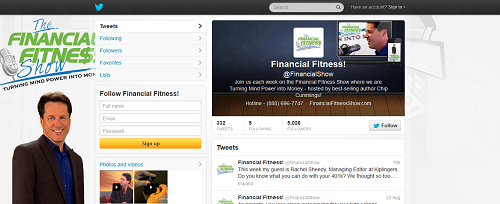 Financial Fitness Show Twitter Page Financial Fitness Show Twitter Page
